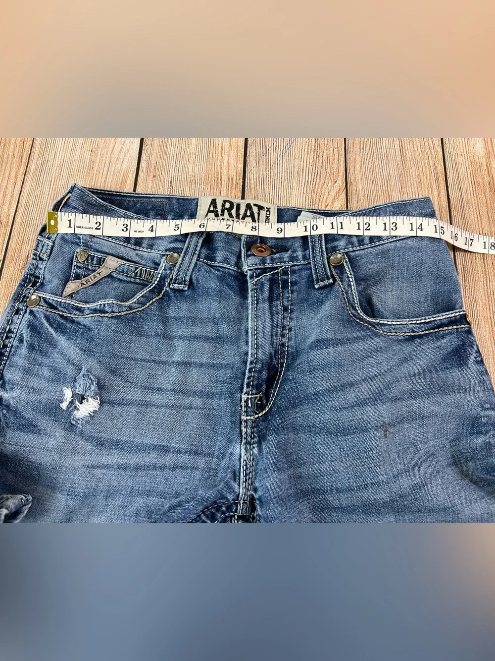 Mens Ariat M2 Relaxed Boot Denim Blue Jeans Size 30x32